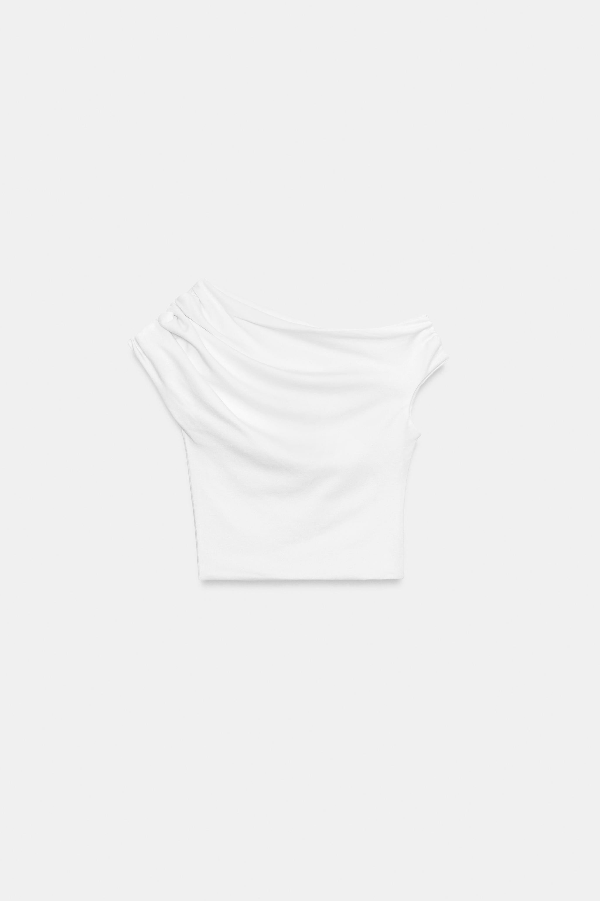 TOP ASYMÉTRIQUE DRAPÉ